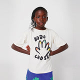 Bobo Choses :: High Five T-Shirt Offwhite