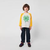 Bobo Choses :: Lucky Clover Ranglan Sleeves T-Shirt