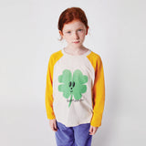 Bobo Choses :: Lucky Clover Ranglan Sleeves T-Shirt