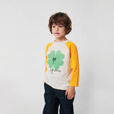 Bobo Choses :: Lucky Clover Ranglan Sleeves T-Shirt