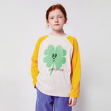 Bobo Choses :: Lucky Clover Ranglan Sleeves T-Shirt