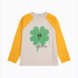 Bobo Choses :: Lucky Clover Ranglan Sleeves T-Shirt