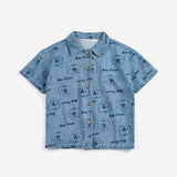 Bobo Choses :: Pickle The Dog All Over Denim Shirt