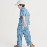 Bobo Choses :: Pickle The Dog All Over Denim Shirt