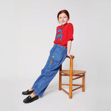 Bobo Choses :: Roll The Dice Light Denim Pants