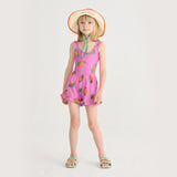Bobo Choses :: Tangerine All Over Ruffled Shorts