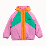 Bobo Choses - Almost Moire All Over Reversible Anorak Fuchsia
