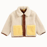 Bobo Choses - Baby Pixel Abduction Sheepskin Reversible Jacket
