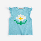 Bobo Choses -  Pixel Daisy Ruffled Top