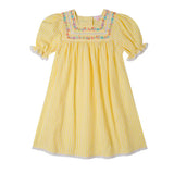 Kidsagogo :: Paolina Dress Lime Blossom Stripe