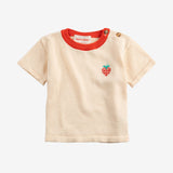 Bobo Choses :: Pixel Strawberry Knitted T-Shirt-Baby