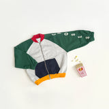 Bobo Choses :: Color Block Zipped Sweatshirt