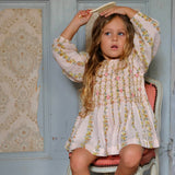 Bonjour Diary :: Blouse Smocks Long Sleeves Farandole Flowers Print