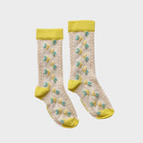 Bonjour Diary :: Farandole Flowers Socks Yellow