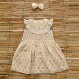 봉주르 다이어리 :: 이비자 탑 + 헤어클립 플라워 루렉스 에크루 찬데리