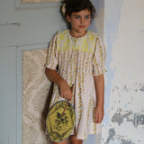 Bonjour Diary :: Tunique With Embroidery Collar + Hair Clip Farandole Flowers Print