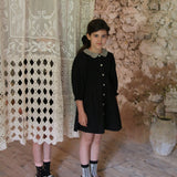Bonjour Diary :: Tunique With Hair Clip Black Dot Print
