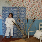 Bonjour Diary - Blouse With Embroidered Collar Ivory Corduroy