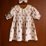 Bonjour Diary - Tunique With Hair Clip Garden Flowers Print