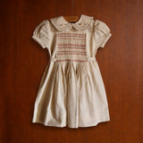 Bonjour Diary - Handsmock Dress Natural Cotton Flex