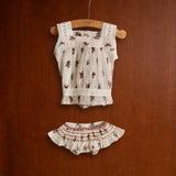 Bonjour Diary -  Top & Panty Set Garden Flowers Print