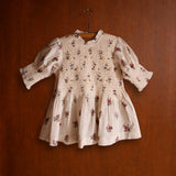 Bonjour Diary - Handsmocks Blouse Garden Flowers Print