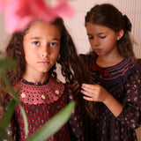 Bonjour Diary - Tunic With Hair Clips Little Bouquet Print
