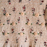 Bonjour Diary - Handsmocks Blouse Garden Flowers Print