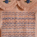 Bonjour Diary - Handsmock Dress Pink Check Voile