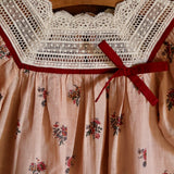 Bonjour Diary - Princess Dress Pink Garden Flowers Print