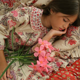 Bonjour Diary - Pyjama Set With Pouch Vence Print
