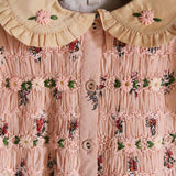 Bonjour Diary - Romantique Tunique Pink Garden Flowers Print