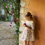 Bonjour Diary - Handsmocks Blouse Garden Flowers Print