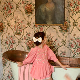 Bonjour Diary :: New Smocks Blouse With Long Sleeves Dark Pink Sushi Voile