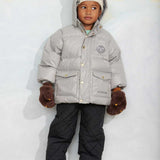 [Pre-Order] Cat Ears Heavy Puffer Grey