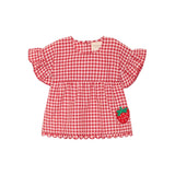 Sissel Mini - Charlene Mini Top Red Checks