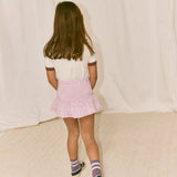 Misha And Puff -  Eyelet Popcorn Skating Skirt Aura