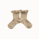 Collegien - Lili Lace Trim Ribbed Ankle Socks 280
