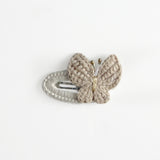 Crochet By M :: Handmade Crochet Hair Clip Beige