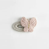 Crochet By M :: Handmade Crochet Hair Clip Soft Pink