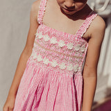 Louise Misha :: Dress Tessa Pink Fragola Vichy