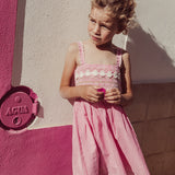 Louise Misha :: Dress Tessa Pink Fragola Vichy