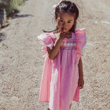 Louise Misha :: Dress Martine Pink Fragola Vichy