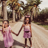 Louise Misha :: Dress Martine Pink Fragola Vichy