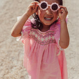 Louise Misha :: Dress Martine Pink Fragola Vichy