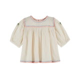 에밀 에 이다 :: 블라우스 브로디 크림/핑크