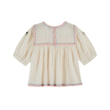 에밀 에 이다 :: 블라우스 브로디 크림/핑크