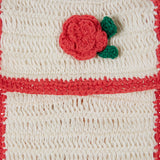 Emile Et Ida :: Crochet Bag Ecru Rose