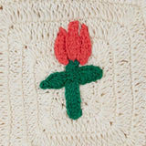 Emile Et Ida :: Crochet Bag Ecru Fleur