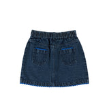 Emile Et Ida :: Denim Crochet Skirt Denim
